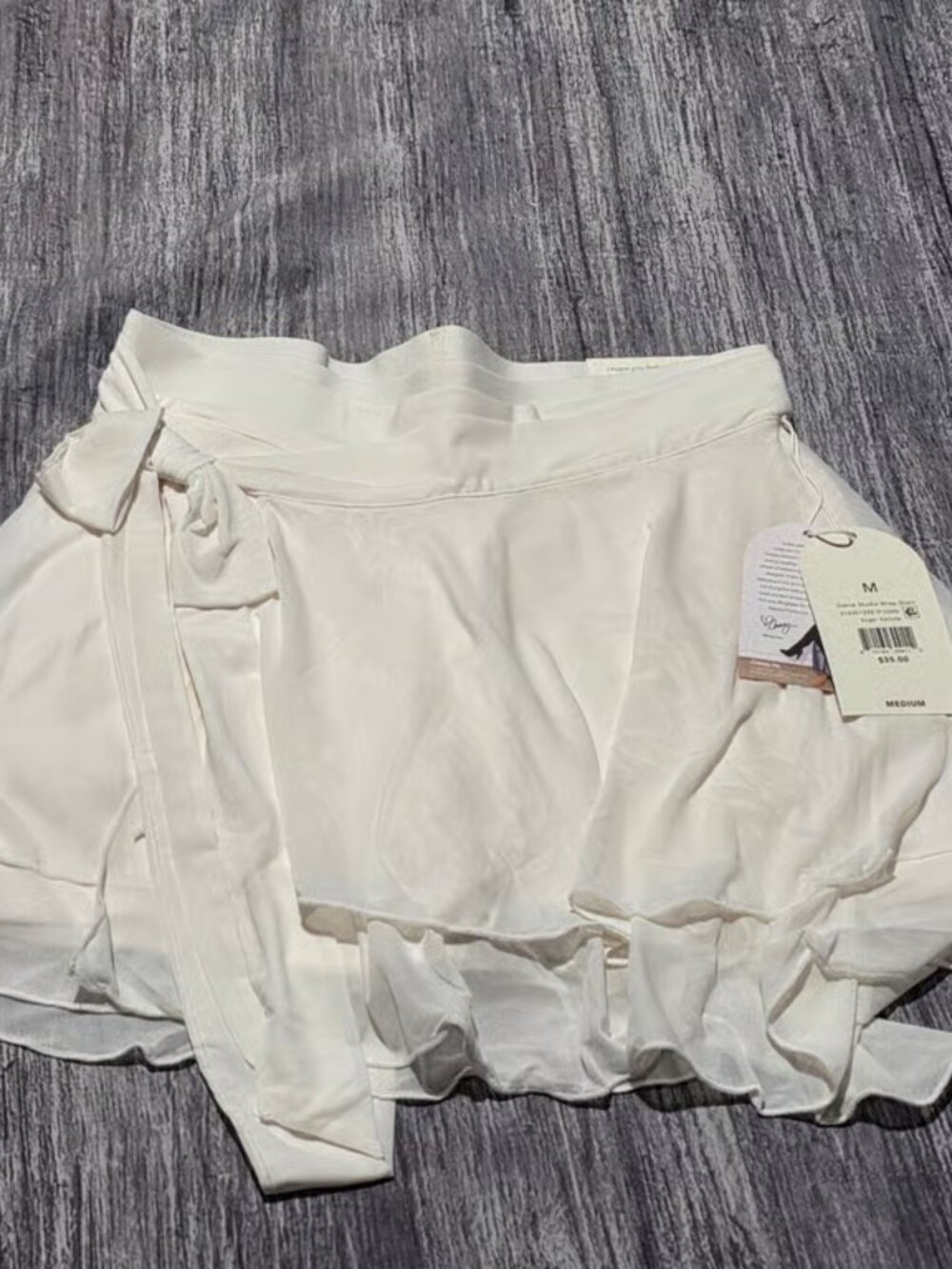 Sugar Swizzle Dance Studio Wrap Skort Mesh Ballet Activewear